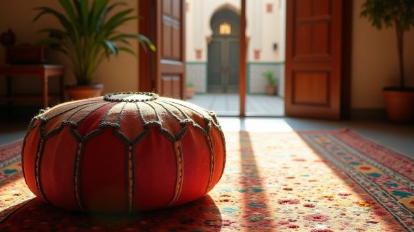 Ce que vaut vraiment un pouf marocain cousu à la main