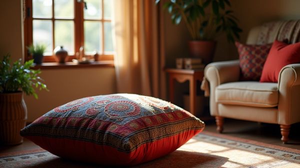Ce que vaut vraiment un pouf marocain cousu à la main