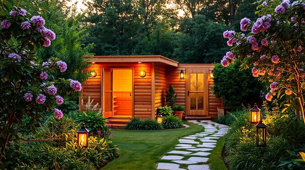 Transformez votre jardin en havre de paix avec un sauna extérieur